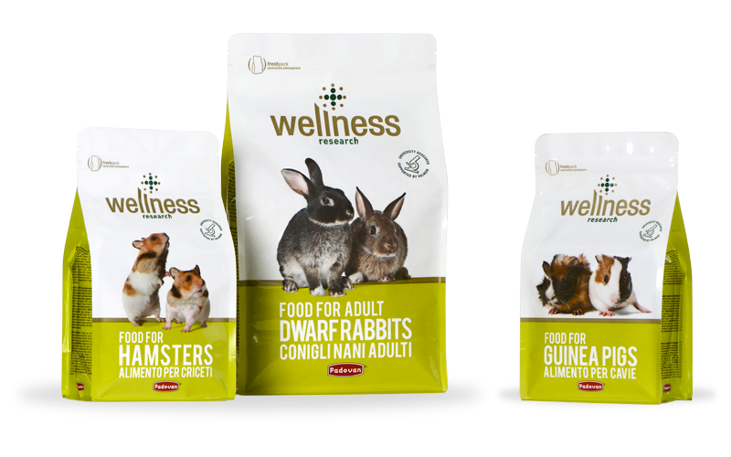 Alimenti wellness per conigli e roditori