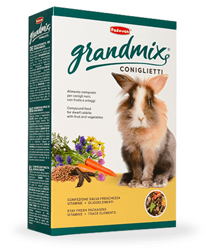 Alimenti completi coniglie e roditori